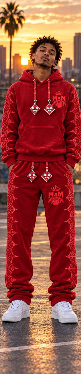 MxM Web Sweatpants — Red (Preorder)