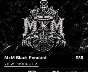 AI concept of MxM black pendant