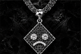 MxM black diamond eye pendant concept