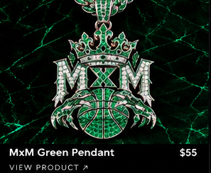 AI concept of MxM green pendant
