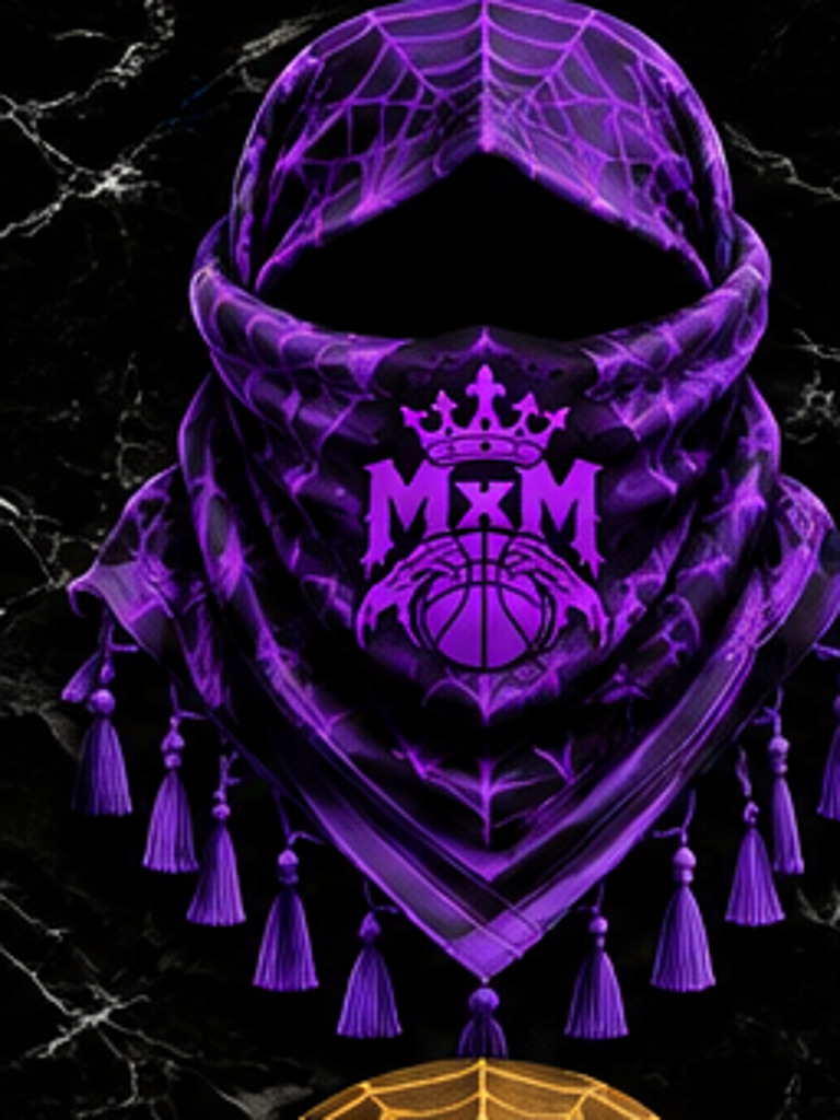 MxM purple webbed keffiyah variant