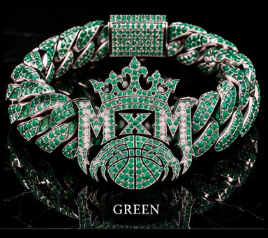MxM logo bracelet green concept