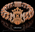 MxM logo bracelet orange concept