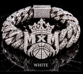 MxM logo bracelet white concept