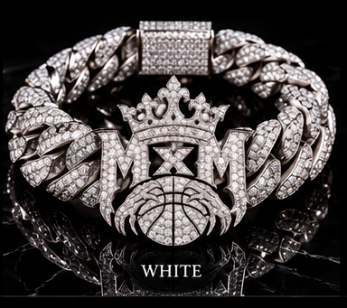 MxM logo bracelet white concept