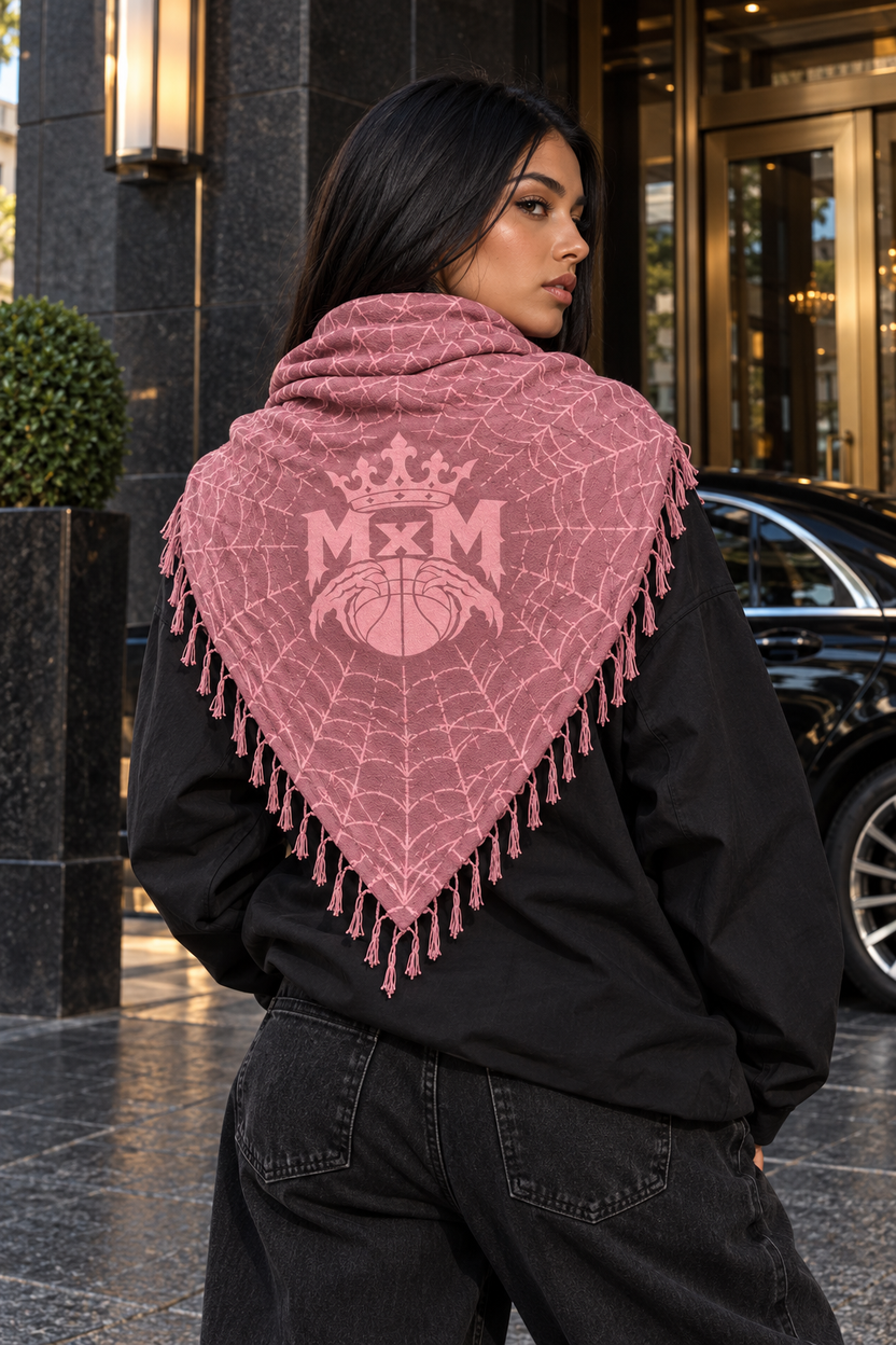 Pink MxM keffaya back different female model outside hotel