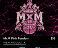 AI concept of MxM pink pendant
