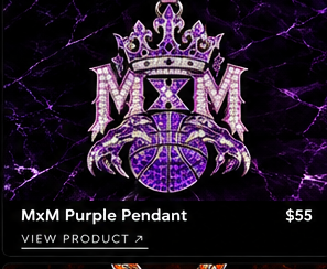 AI concept of MxM purple pendant