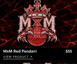 AI concept of MxM red pendant