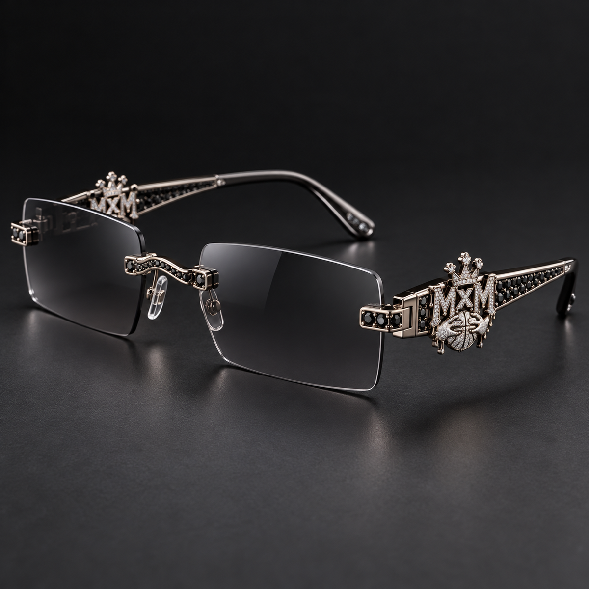 MxM Rimless Shades — black