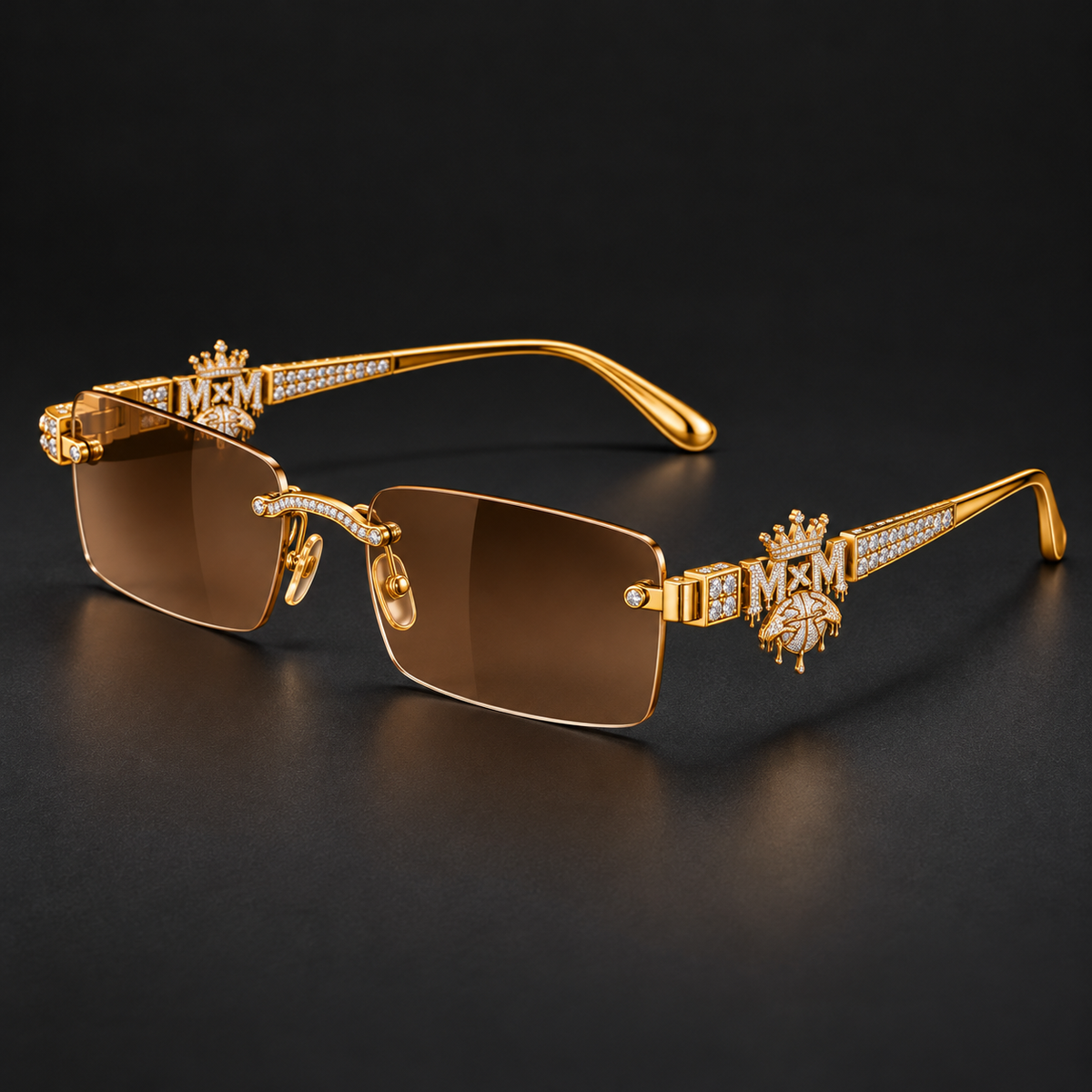 MxM Rimless Shades — gold