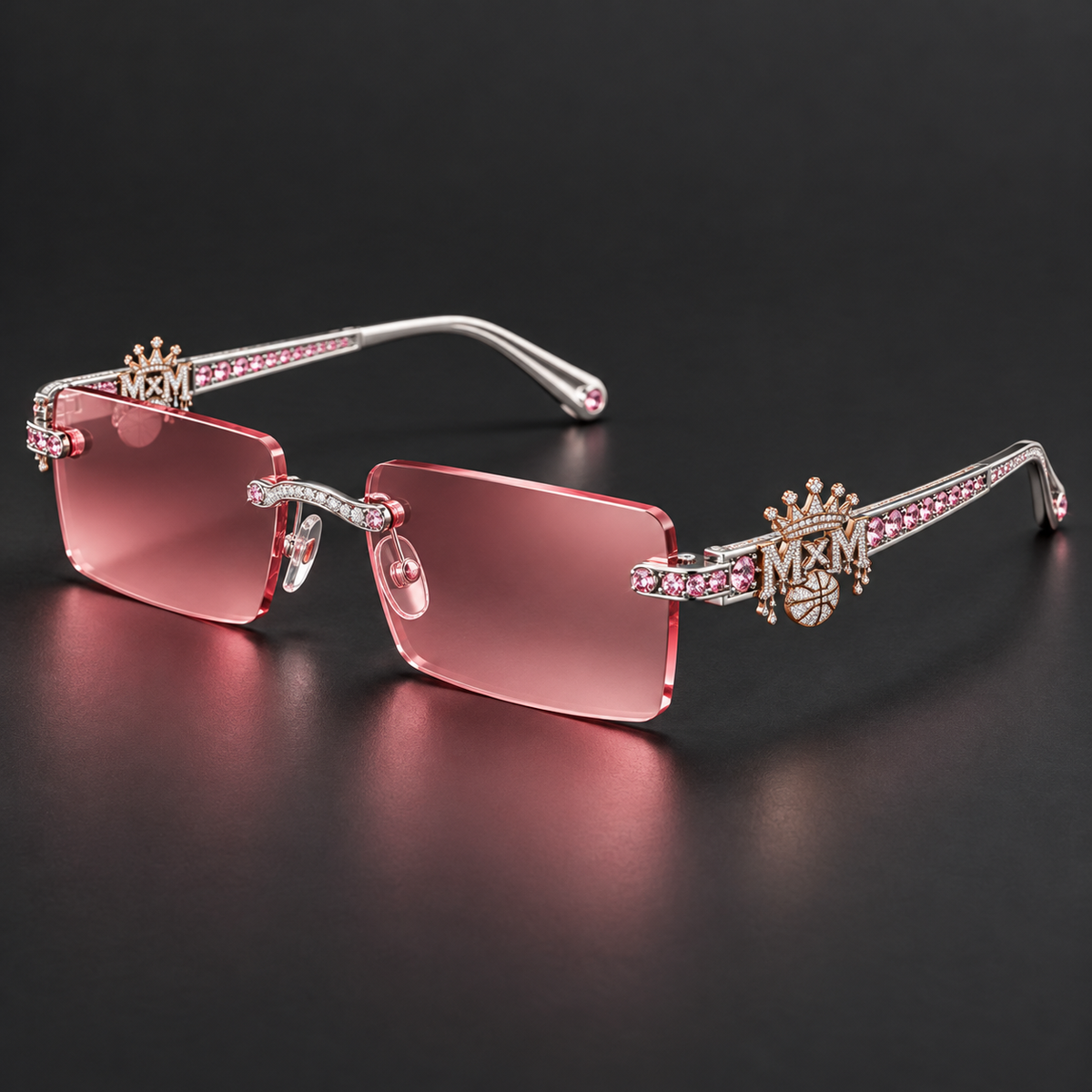 MxM Rimless Shades — pink