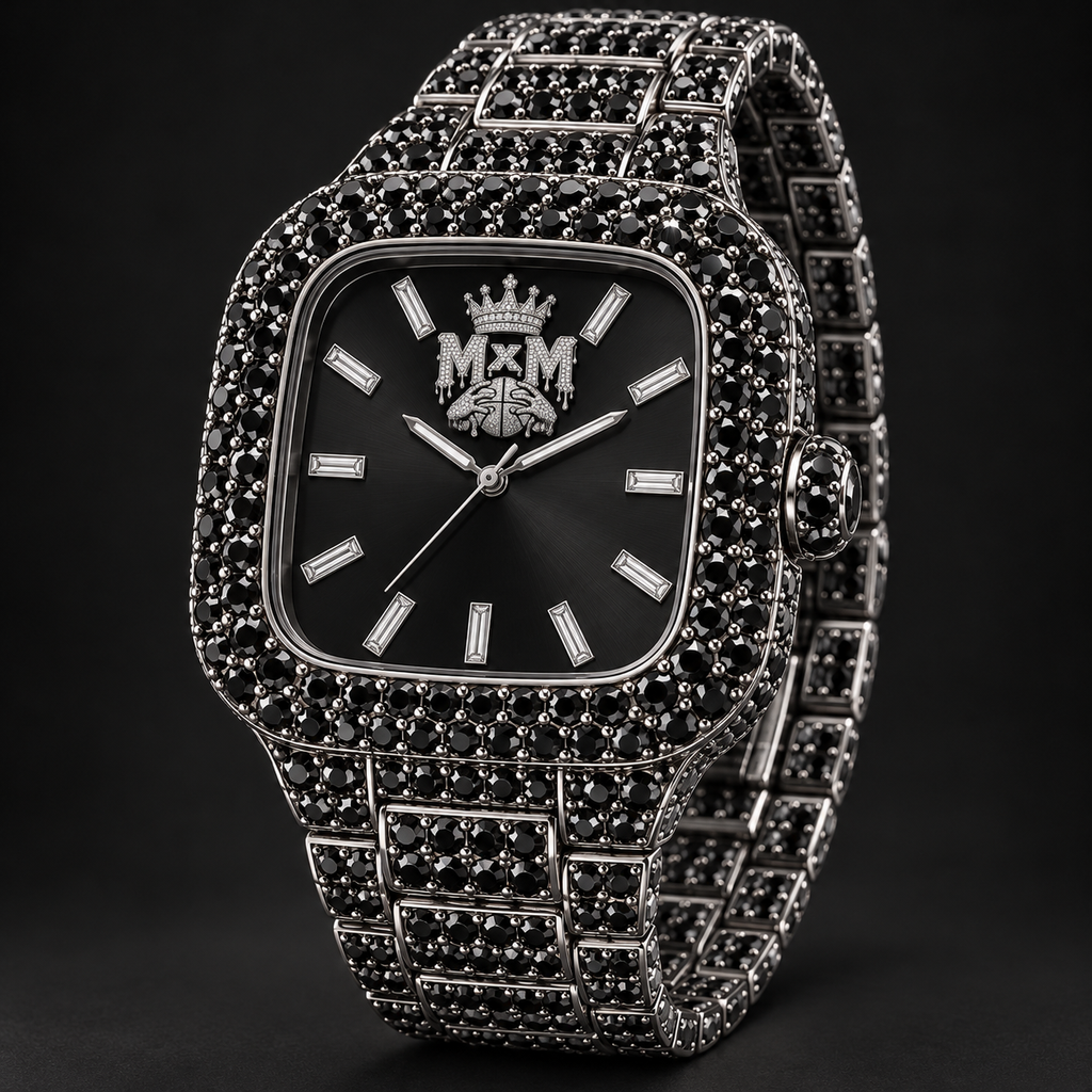 MxM Iced Watch — black