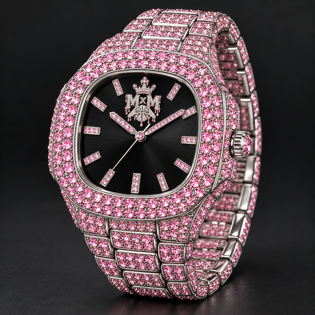 MxM Iced Watch — pink