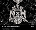 AI concept of MxM white pendant
